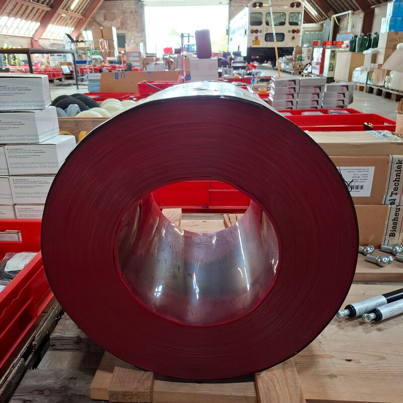 Oranje laslamellen/lasgordijn 300x2x50000mm – foto 3 – kavel bij Onlineveilingmeester, Winsum