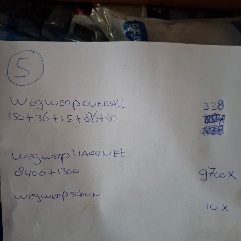 Partij diverse wegwerp werkkleding, O.a. Microgard, 3M – foto 2 – kavel bij Onlineveilingmeester, Winsum