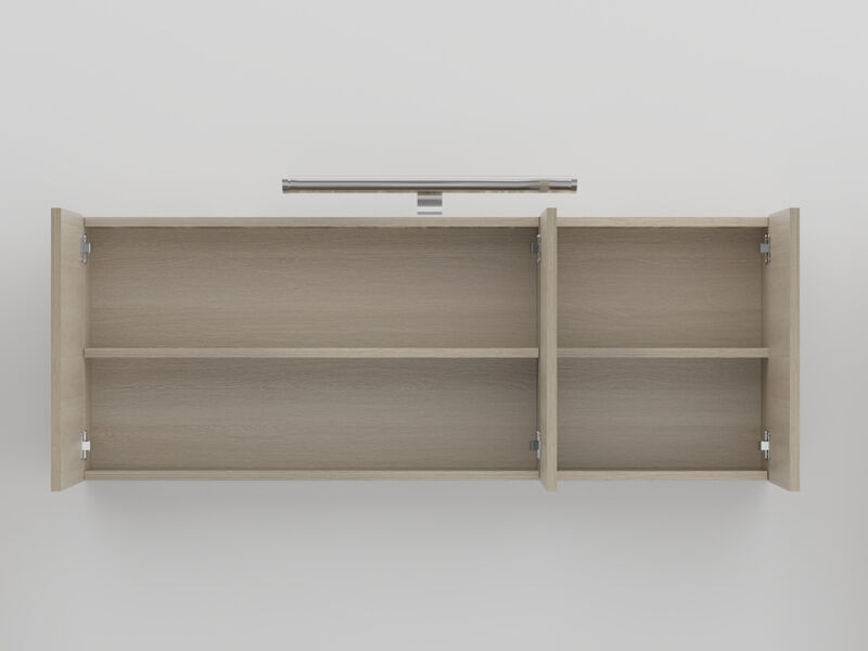 Badkamermeubel, Vonato, Lagom 120, licht hout decor – foto 6 – kavel bij Onlineveilingmeester