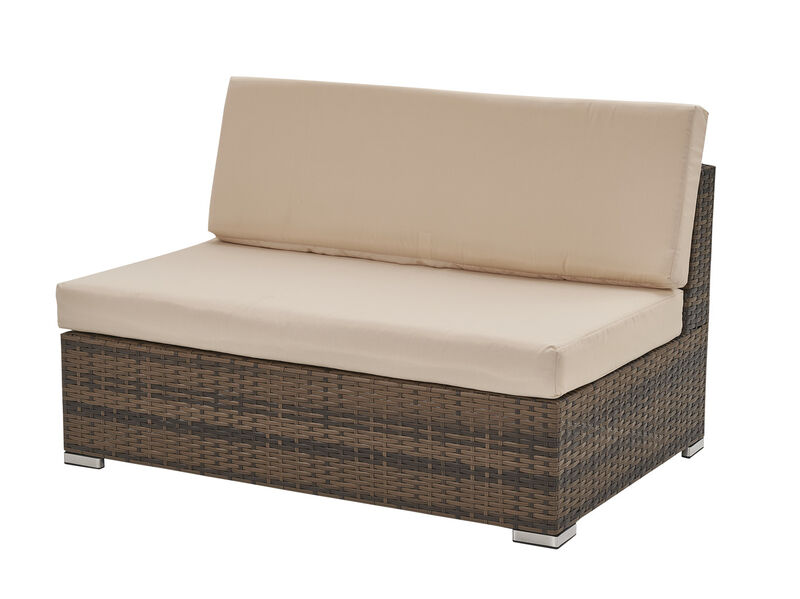 Loungeset, Vonato, Oasi, bruin wicker – foto 6 – kavel bij Onlineveilingmeester