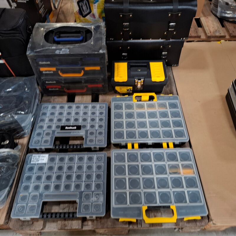6x Assortimentbak met 6x gereedschapskoffer/tas – foto 3 – kavel bij Onlineveilingmeester, Winsum