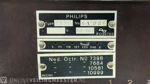 Nostalgic radio and speaker Philips, 2531 » 