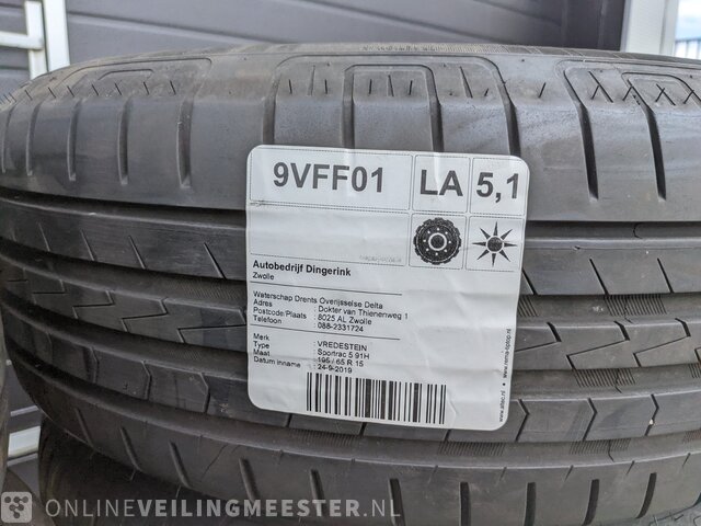 4x Reifen auf Stahlfelge 195/65 » Vredestein, Sportracs 91H R15