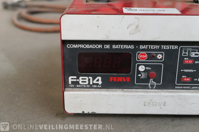 Ferve - FERVE F-814 comprobador de baterías - battery tester