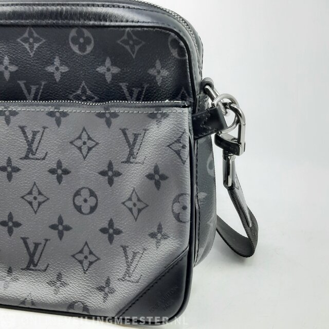 Louis Vuitton trio messenger schoudertas zwart