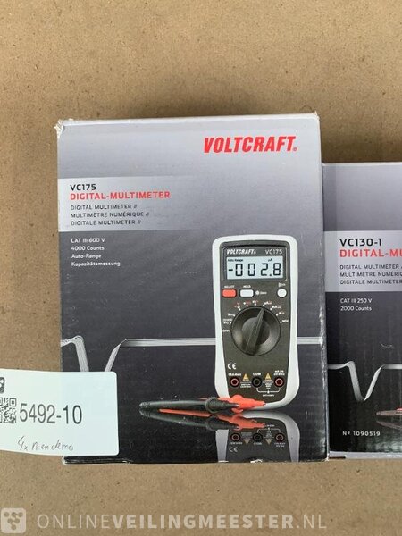 VOLTCRAFT R-200 Component tester Digital CAT III 600 V Display (counts):  4000