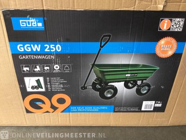 Garden trolley tiltable Gude 250, » GGW , Green/black