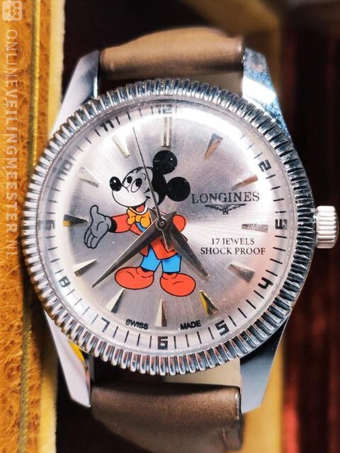 Watch Fanart Mickeymouse Longines pilot watch