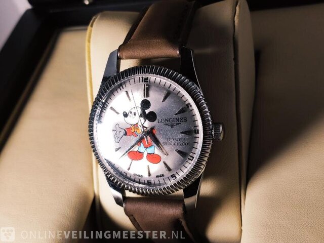 Watch Fanart Mickeymouse Longines pilot watch