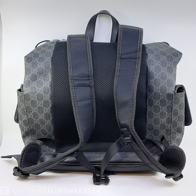 Rugtas Gucci GG Black Backpack Onlineveilingmeester.nl